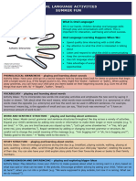 Oral Language Kindergarten Handout PDF