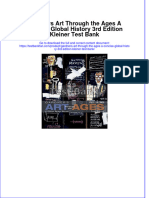 (Download PDF) Gardners Art Through The Ages A Concise Global History 3rd Edition Kleiner Test Bank Full Chapter