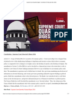 Supreme Court Quarterly Digest - Constitution of India (Jan-Mar, 2024)