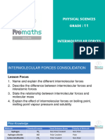 Intermolecular Forces Grade 11 Lesson Plan 18 May 2021