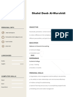 Shahd Deeb Al-Murshidi: Personal Info Objective
