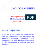 Endocrinology Nursing by MR - Kemboi