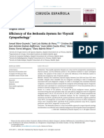 Cirugi A Espan Ola: Efficiency of The Bethesda System For Thyroid Cytopathology