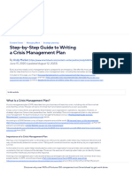 Step-by-Step Guide To Writing A Crisis Management Plan - Smartsheet