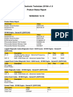 Cat Electronic Technician 2019A v1.0 Product Status Report