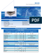 Features Applications: Oven Controlled Crystal Oscillator