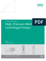 B3-High-Pressure Multistage Centrifugal Pumps - 2009