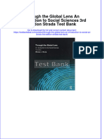 Download Through the Global Lens An Introduction to Social Sciences 3rd Edition Strada Test Bank online ebook  textbook full chapter pdf 