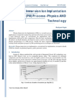 Plasma Immersion Ion Implantation (PIII) Process - Physics AND Technology