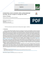 Commentary Socio Economic Status Young Language Learning and TH - 2018 - Syst