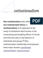 New Institutionalism - Wikipedia