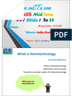 BT 405 Nanotechnology