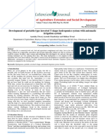 Development of Portable Type Inverted T Shape Hydroponics System With Automatic Irrigation System