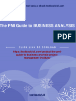 Get The PMI Guide To BUSINESS ANALYSIS Project Management Institute Free All Chapters