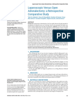 2020 - Laparoscopic Versus Open Adrenalectomy: A Retrospective Comparative Study