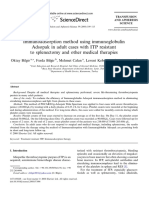 Bilgir, 2008. Immunoadsorption Method Using Immunoglobulin Adsopak in Adult Cases With ITP Resistant To Splenectomy and Other Medical Therapies