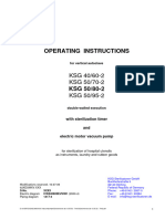 KSG 50-80 Vertical - User and Service Manual