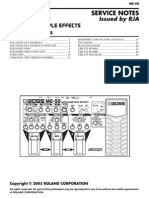 Boss ME-50 Service Notes