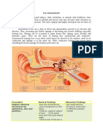 Ear Assessment