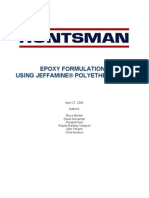 Epoxy Formulations Using JEFFAMINE Mines