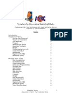 AYBC Template For Organizing Basketball Clubs