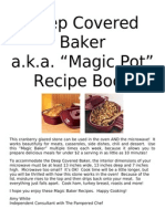 Deep Covered Baker A.K.A. "Magic Pot" Recipe Book