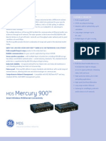 GE MDS Mercury 900 Data Sheet