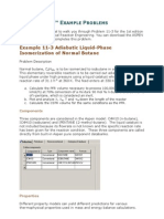 Aspen Plus™ E P: Example 11-3 Adiabatic Liquid-Phase Isomerization of Normal Butane