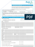 Claim Form: Patient's Details - To Be Completed by The Person Undergoing Treatment