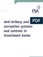 Anti Bribery Investment Banks