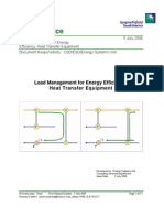 Best Practice: Load Management For Energy Efficiency: Heat Transfer Equipment