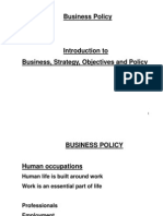 1.introduction To Business, Strategy, Objectives and Policy