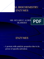 Medical Biochemistry: Enzymes: Mr. Genaro F. Alderite JR, Mserm