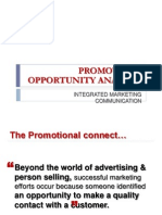 5 Promotions Opportunity Analysis