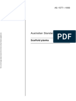 As 1577-1993 Scaffold Planks