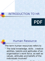 Introduction To HR