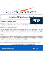 Syllabus of Tamilnadu Board