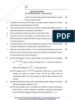 Cbse Test Paper-01 CLASS - XII PHYSICS (Unit - Electrostatics)