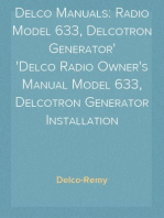 Delco Manuals: Radio Model 633, Delcotron Generator Delco Radio Owner's Manual Model 633, Delcotron Generator Installation