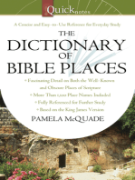 The QuickNotes Dictionary of Bible Places