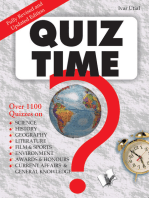 Quiz Time: Over 1100 Quizzes