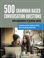 500 Grammar Based Conversation Questions