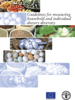 Guidelines for Measuring Household and Individual Dietary Diversity