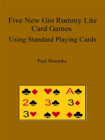 Five New Gin Rummy Lite Card Games Using Standard Playing Cards
