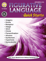 Figurative Language Quick Starts Workbook