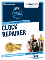 Clock Repairer: Passbooks Study Guide