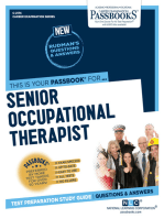 Senior Occupational Therapist: Passbooks Study Guide