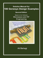 Solution Manual for 100 Genesys Design Examples: Second Edition