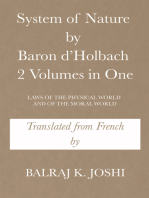 System of Nature by Baron D’Holbach 2 Volumes in One: Laws of the Physical World and of the Moral World