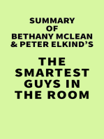 Summary of Bethany McLean & Peter Elkind's The Smartest Guys in the Room